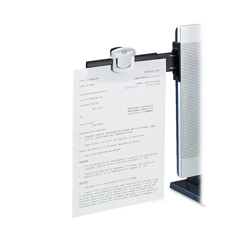 3M Swing Arm Copy Clip Document Holder Plastic Flat Files Sheet File Racks / Clamps