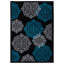 Tapis bleu / noir Craigsville-1398597874