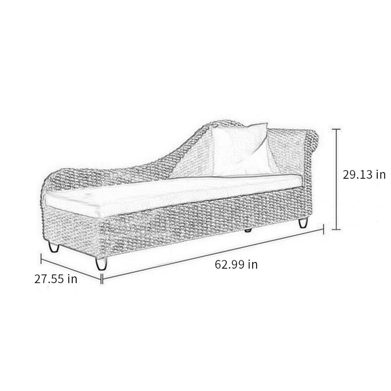 Chaise longue rembourrée Bozhko