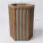 Hexagon Column Planter MD - Medium Brown-1464327418-1464327422