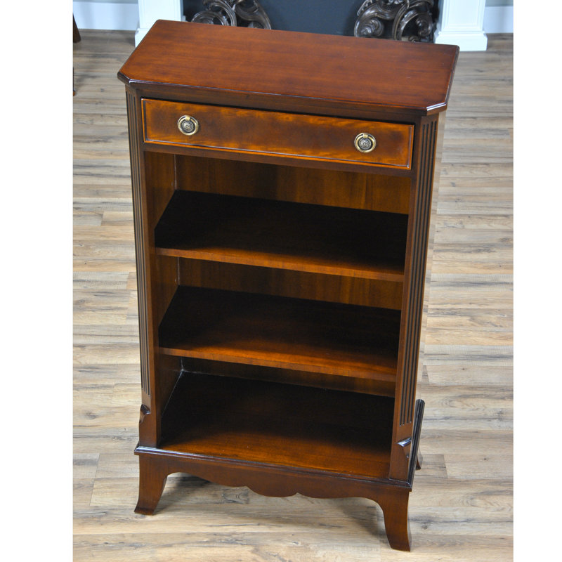 Bibliothèque standard en bois massif h 43 po x l 25 po Beachwood