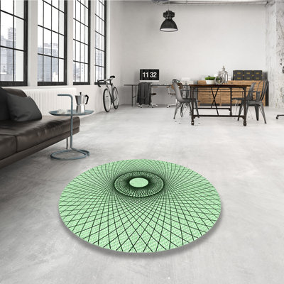 Tapis vert tissé à la machine