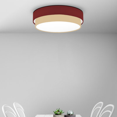 Avory Fabric Flush Mount