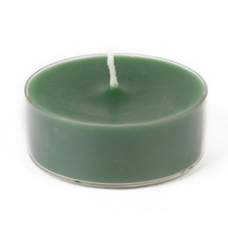 Très grande bougie chauffe-plat, Vert forêt, Ensemble de 12