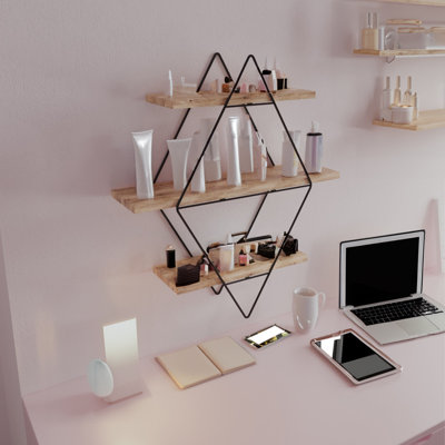 Wakeisha 3 Piece Diamond Tiered Shelf