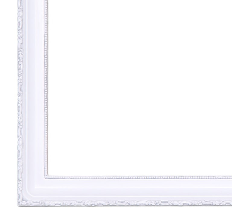 Miroir pleine grandeur Azair, Lin blanc