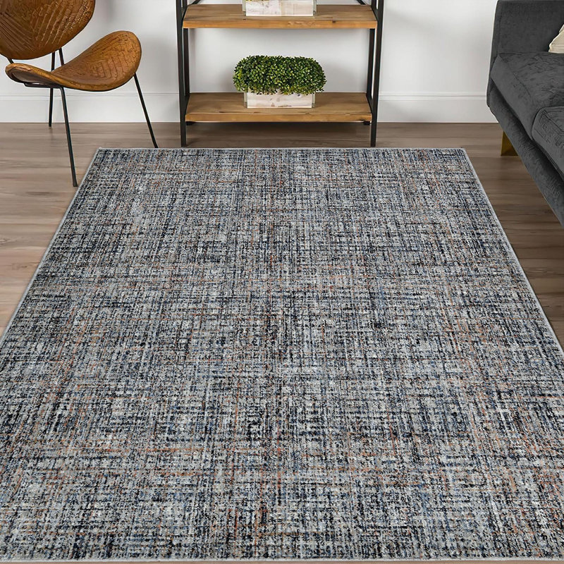 Tapis rectangulaire à motif antidérapant Josann, Rectangle 5 pi 3 po x 7 pi 3 po