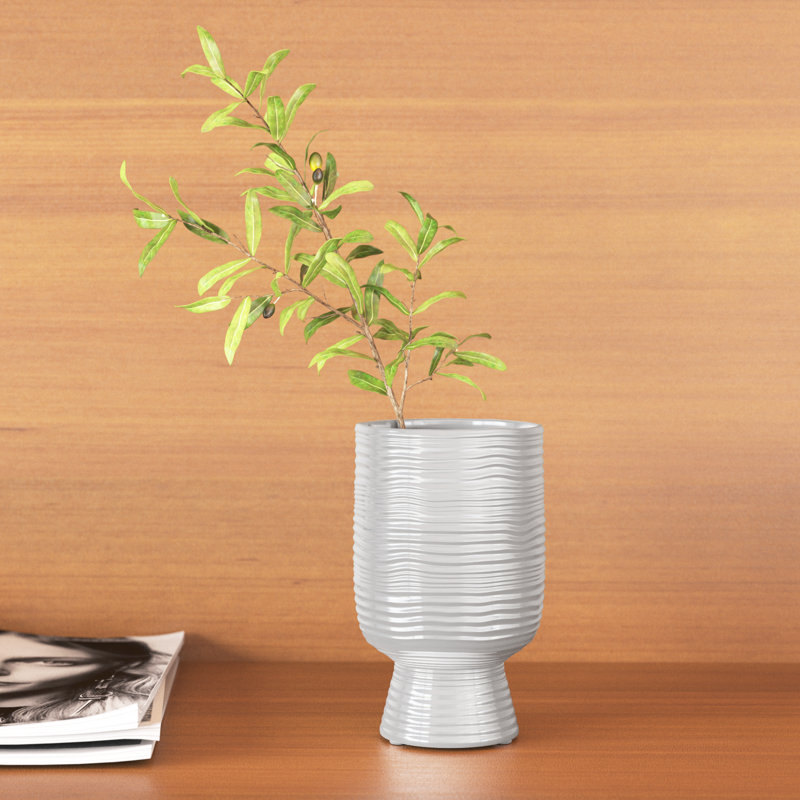 Vase Canella, H 6,5 po x l 4 po x P 4 po