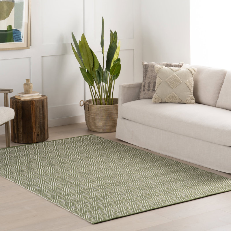 Tapis tissé à la main Diamond, Rectangle 2 pi x 3 pi