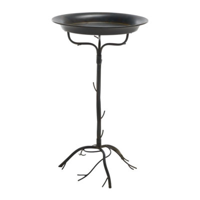 Juriana Metal Single Tier Birdbath