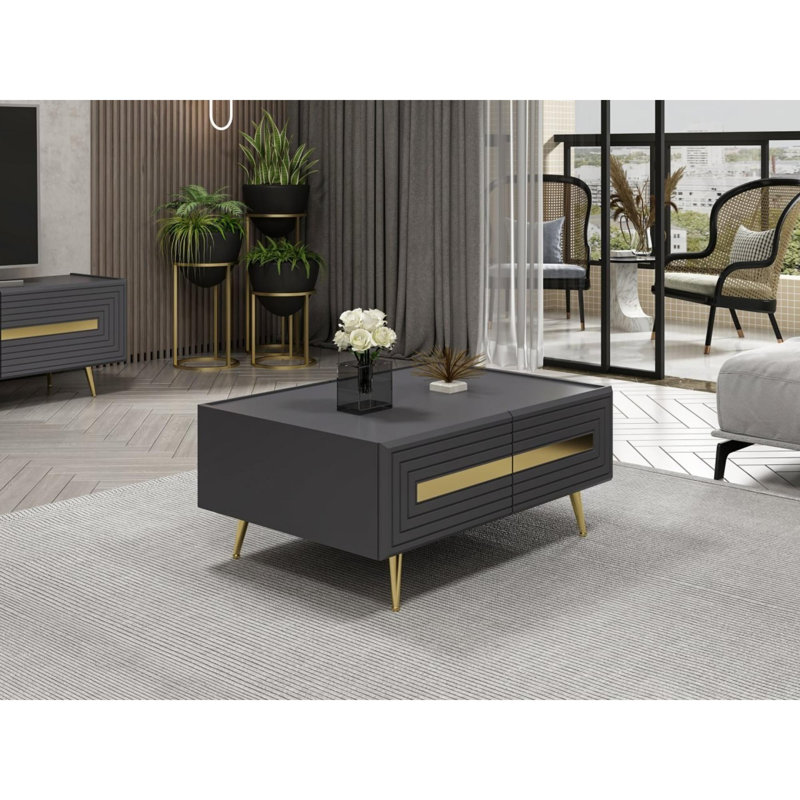 Glorias Coffee Table, Anthracite