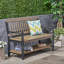 Banc de jardin en bois massif Maidstein-31939444