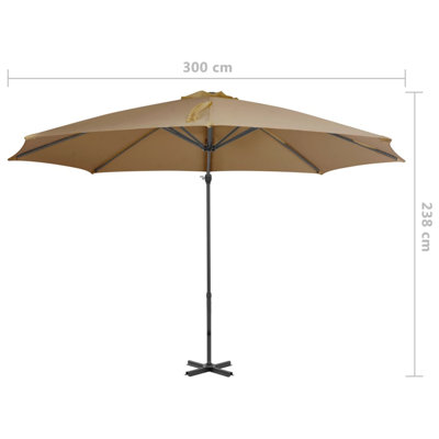 Zayne 300cm Cantilever Parasol