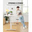 Large Electric Height Adjustable Standing Desk, Rectangular Writing Desk For Home Office-110950020-110950021