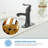 Single-Hole Single-handle Bathroom Faucet with Drain Assembly-63596482