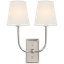 Thomas O'Brien Hulton Double Sconce