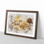 Golden Mountain Valley - Picture Frame Painting Print-56734074-56734081