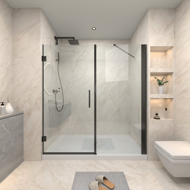72.01'' W 0.39'' H Reversible Shower Enclosure