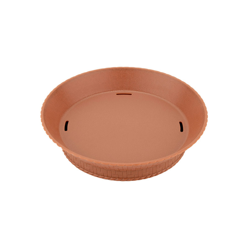 RB-891-BK – 12" Round Basket, 1.5" Deep, Brown