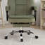 Chaise ergonomique en velours à haut dossier-367375803