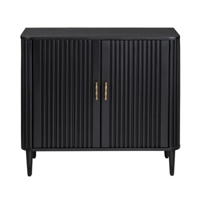 Black 2-Door Cabinet