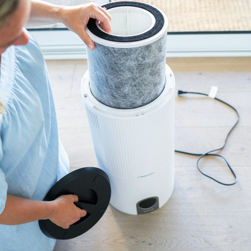 Shark Air Purifier Replacement Filter with Anti-Allergen True HEPA + Microban, Compatible with HP100 Series