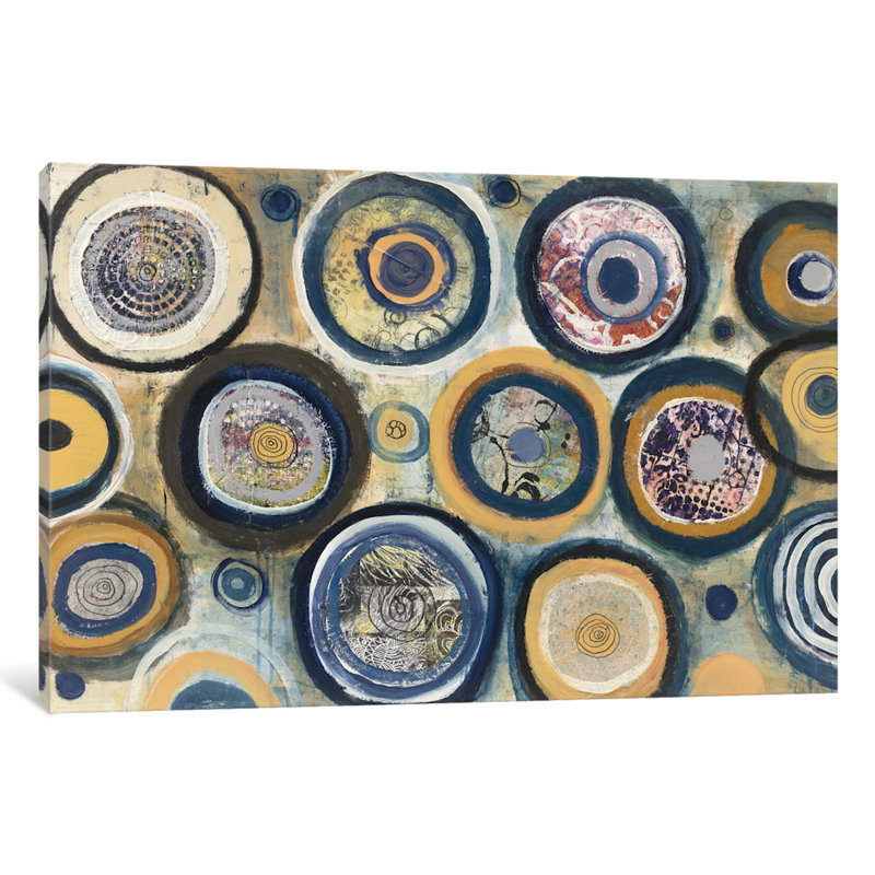 «Circle Song», reproduction, H 12 po x l 18 po x 1,5 po, Toile
