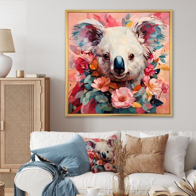 Art floral mural Koala I - Koala