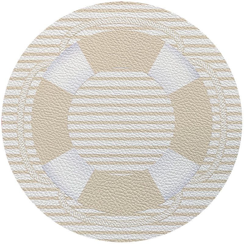 Lifeguard Buoy 16" Vinyl Placemat, Beige