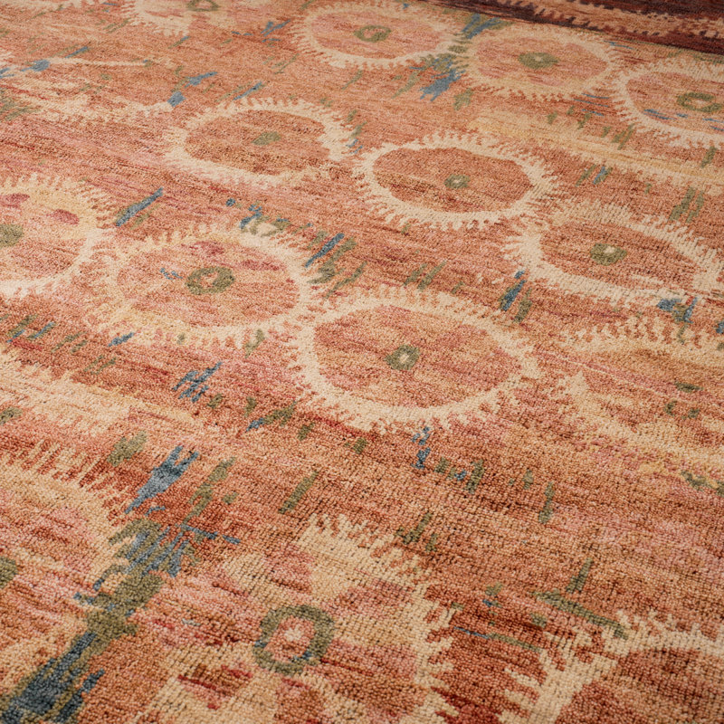 Rug Marlton Brown Orange, Rectangle 9'11'' x 13'2''