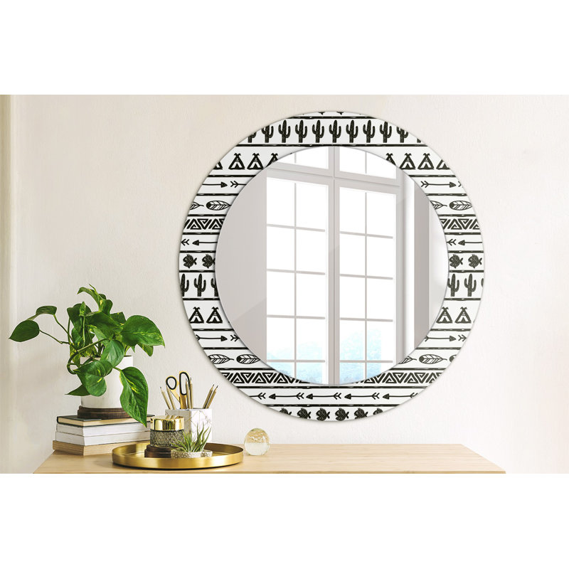 Huldar Glass Flat Wall Mirror