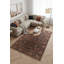 Tapis brun à motif tissé rétro-1950945868