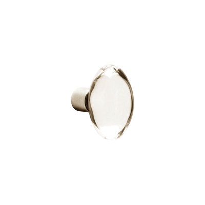 Crystal Bronze Oval Knob