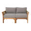 Monterey Teak Outdoor Loveseat with Sunbrella Cushions-775342007