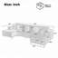 Canapé modulaire moderne en forme de U-849450111