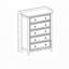 Commode 5 tiroirs Modern, commode 5 tiroirs-614756444