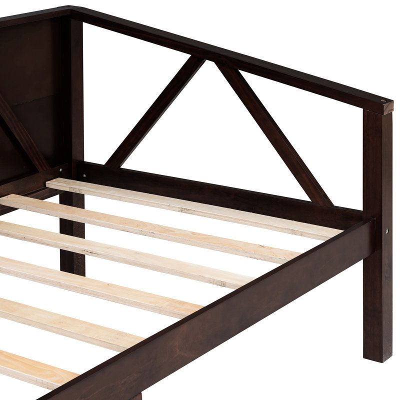 Twin Daybed In - Elegant Design, Dual Use Functionality, Structure, Space Saving Design Size Multi Purpose For Bedroom And Living, Solid Construction, Dense Support, Storage Feature