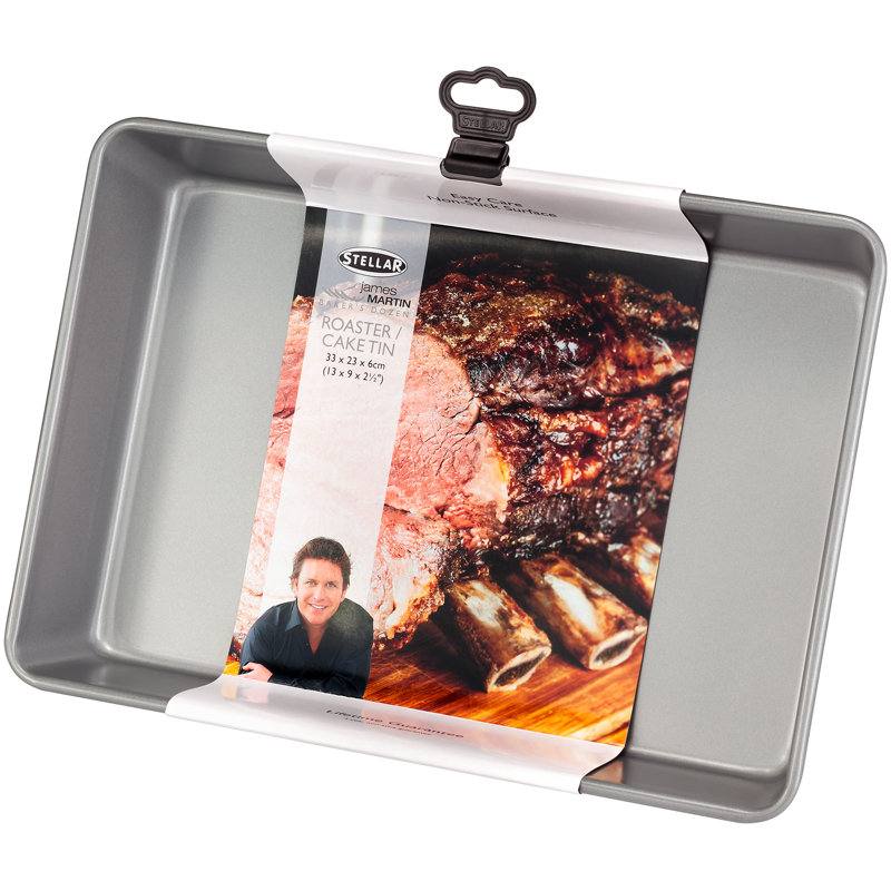 Stellar James Martin Non-Stick Stainless Steel Roasting Pan