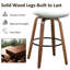 Tabouret de bar pivotant à 360 ° Hocking avec structure en bois-1640811723-1640811717