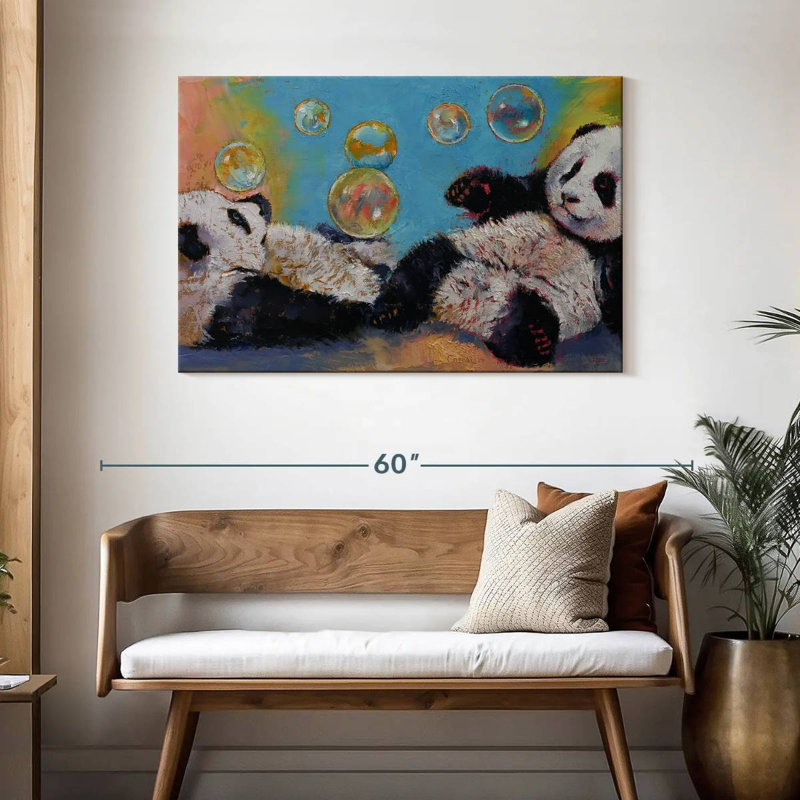 Crowle Panda Bubbles, 30" H x 45" W