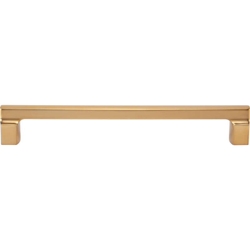Reeves 8 13/16" Center To Center Bar Pull, 8 13/16", Warm Brass