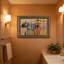 Cadre mural rétro à rayures - cadre décoratif doré pour art.-1514857257