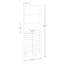 RiverRidge Madison Tall Corner Bathroom Storage Cabinet with Open Shelves-343376048