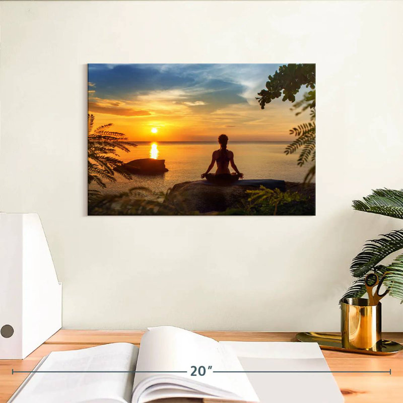 Kerrick Sunset Yoga, H 8 po x l 12 po