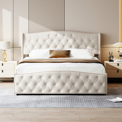 Upholstered Ottoman Storage Bed