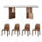 Simple and luxurious rectangular dining table set-106011402