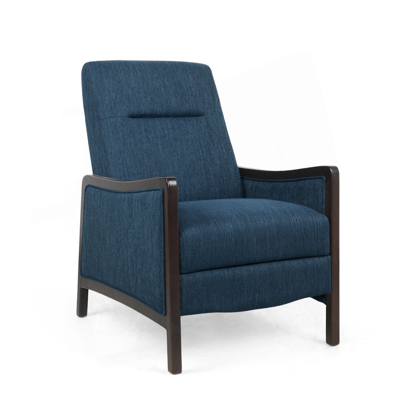 Canapé inclinable en tissu Mid-Century, Marine