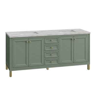Chicago 72'' W Double Vanity