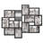 Winston Porter 12-Photo Picture Frame Collage - Multi-Picture Wall-Mounted Display Gallery with 12 Openings for 4x6-Inch Photos or Pictures