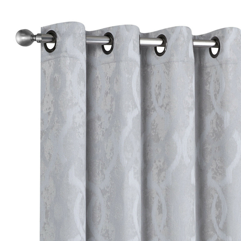 Delron Blackout Sliding Panel Pair, Silver